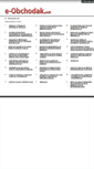 Mobile Screenshot of e-obchodak.net