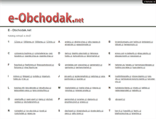 Tablet Screenshot of e-obchodak.net